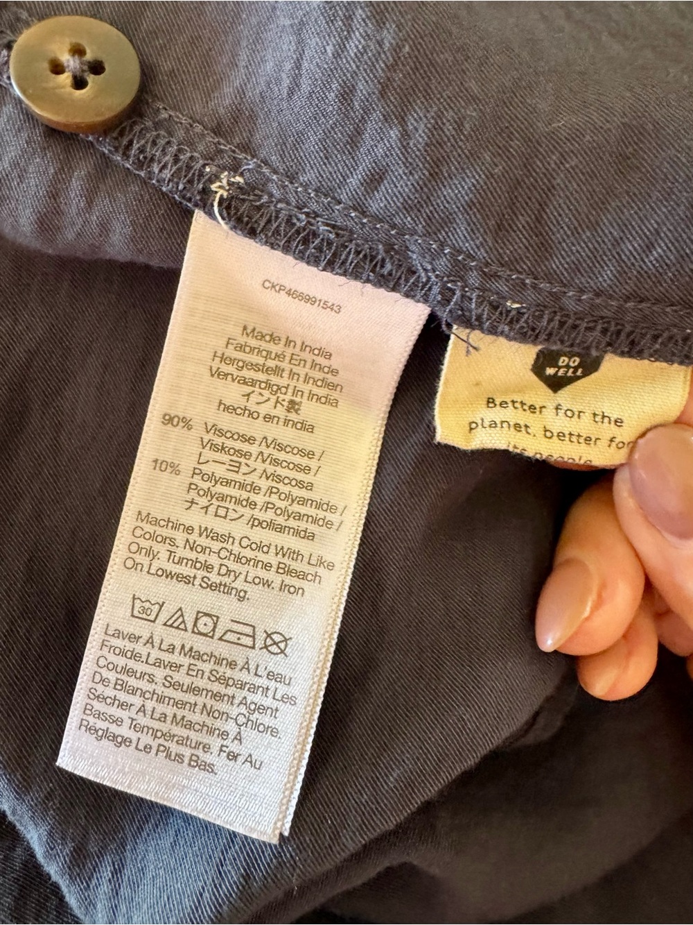 Madewell Lucie navy blue milkmaid maxi dress XL - Picture 11 of 13